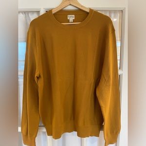 J Crew Knit Sweater, Men’s, L, Yellow/Gold